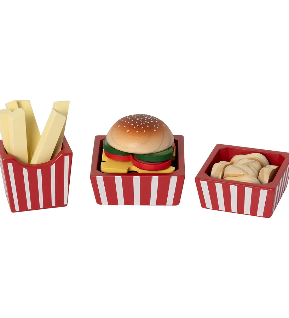 MaMaMeMo Rolleleg|Legemad>Legemad - Burger Menu - Træ