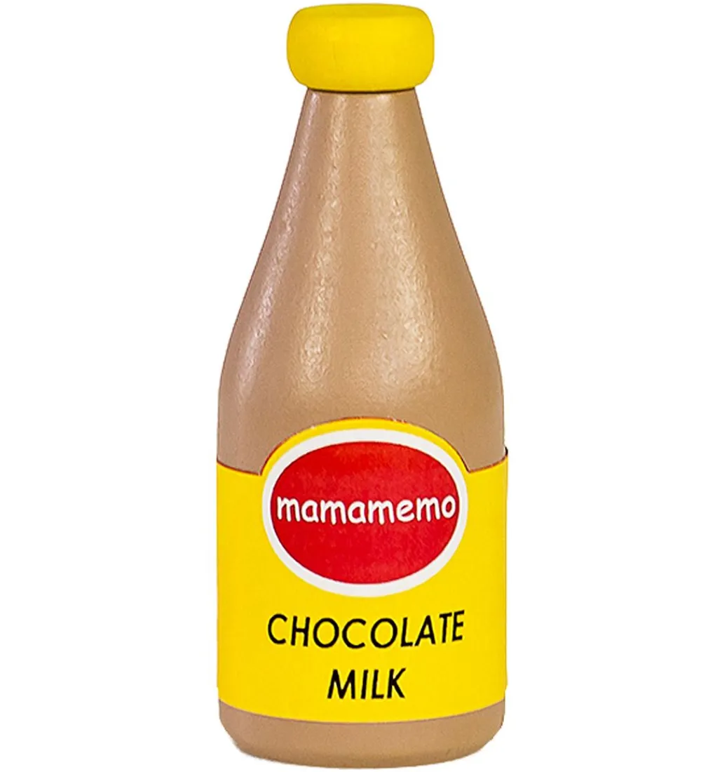 MaMaMeMo Legemad>Legemad - Træ - Chokolademælk - Flaske