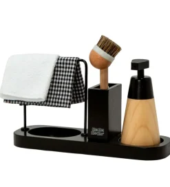 MaMaMeMo Legemad|Legekøkken Og Legemøbel>Opvaskesæt - 5 Dele - Træ