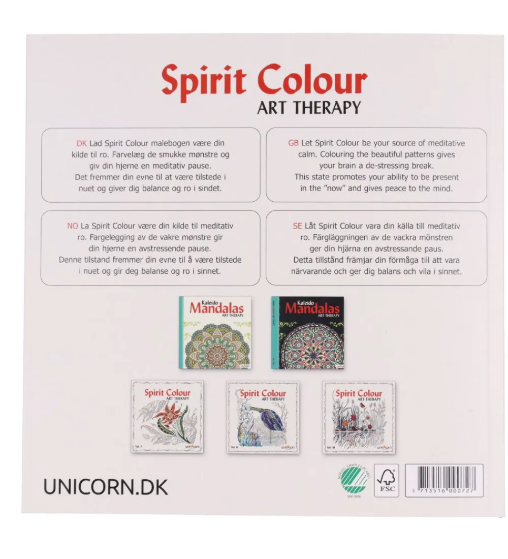 Mandalas Malebog>Mandala Farvebog - Spirit Colour - Bind 2