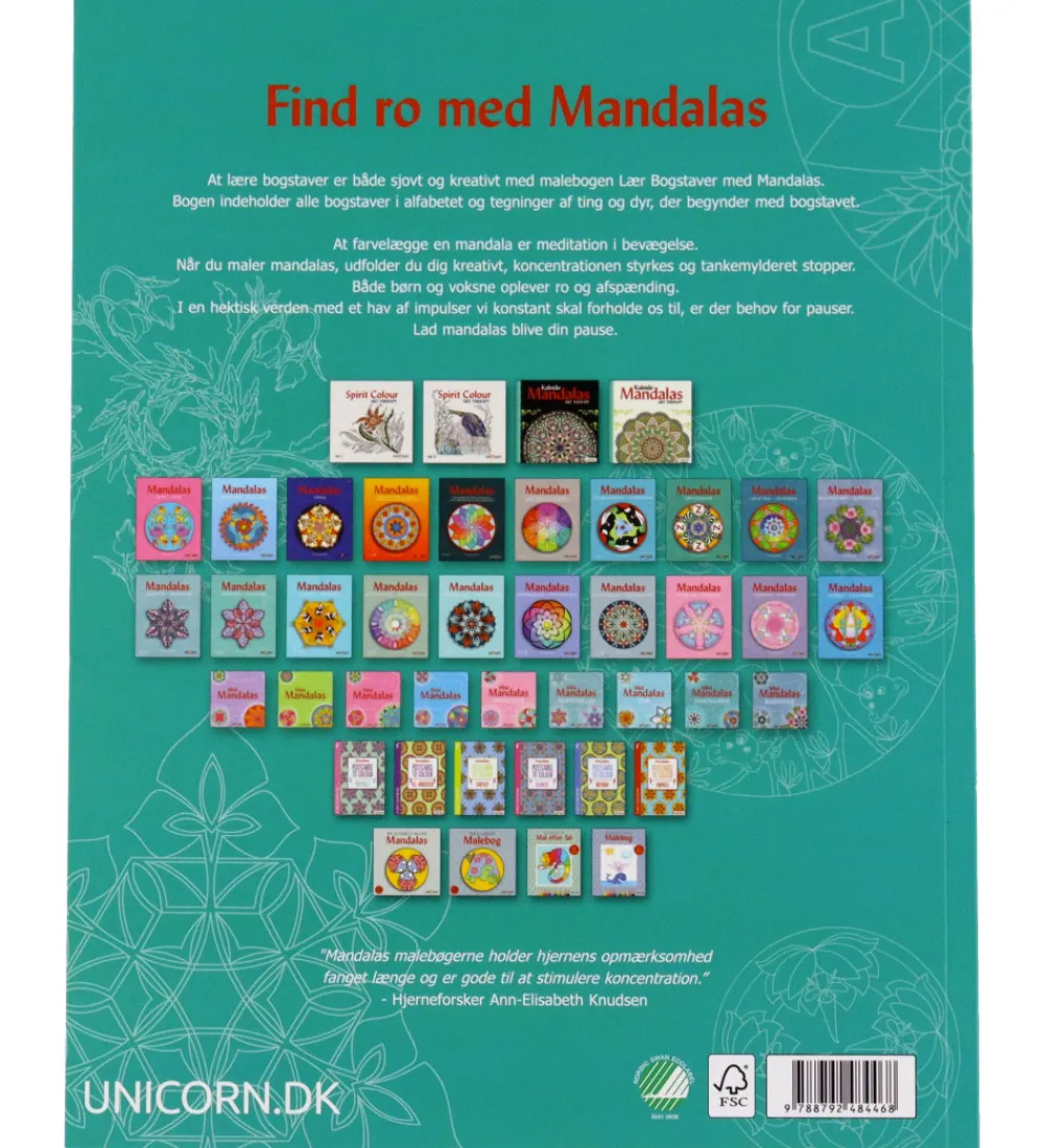 Mandalas Malebog>Malebog - Lær Bogstaver