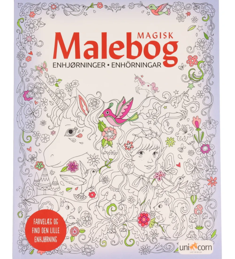 Mandalas Malebog>Malebog - Magisk - Enhjørninger