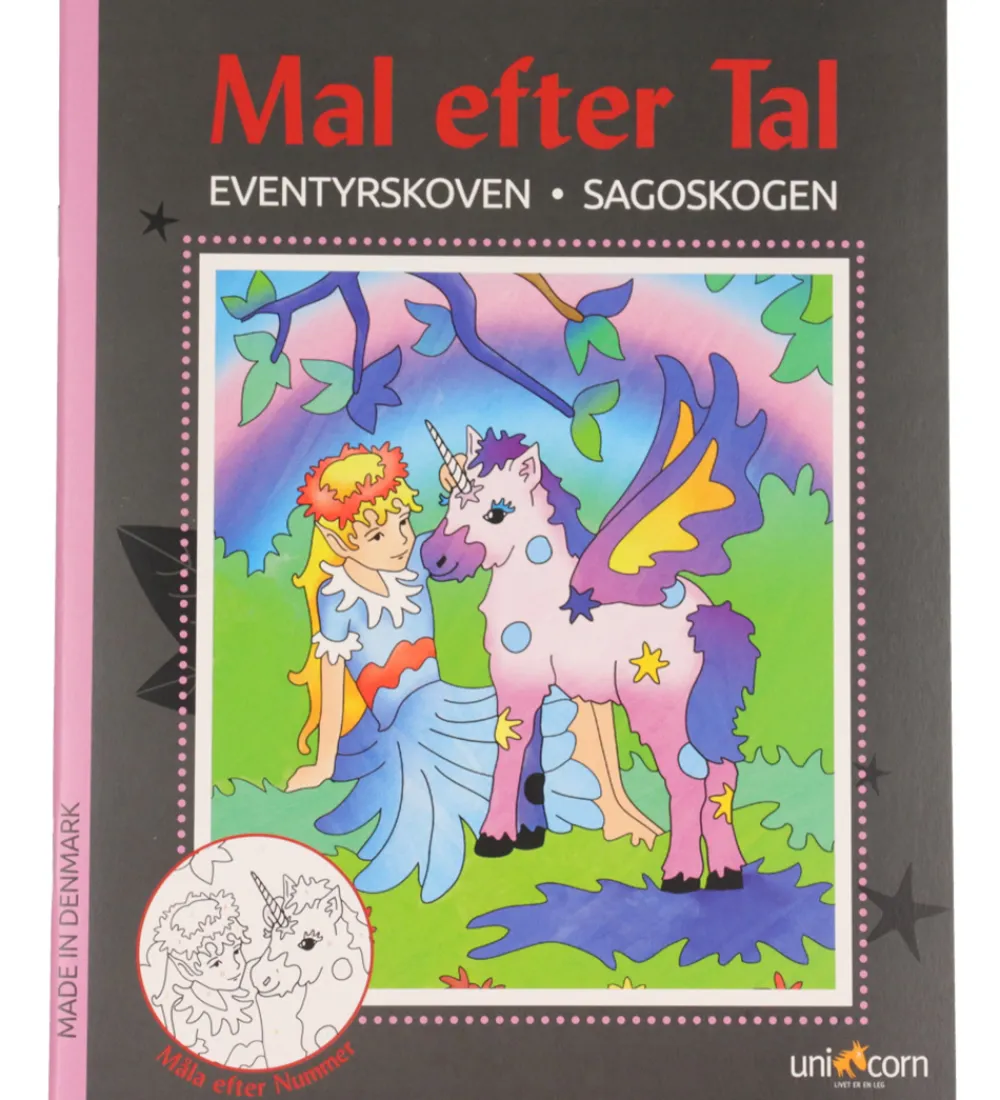 Mandalas Malebog>Malebog - Mal efter Tal - Eventyrskoven