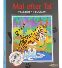 Mandalas Malebog>Malebog - Mal efter Tal - Vilde Dyr
