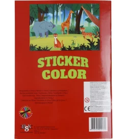 Megastar Malebog>Malebog m. Klistermærker - 32 Sider - Dyr