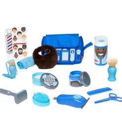 Melissa & Doug Rolleleg>Barber Shop - 16 Dele - Blå