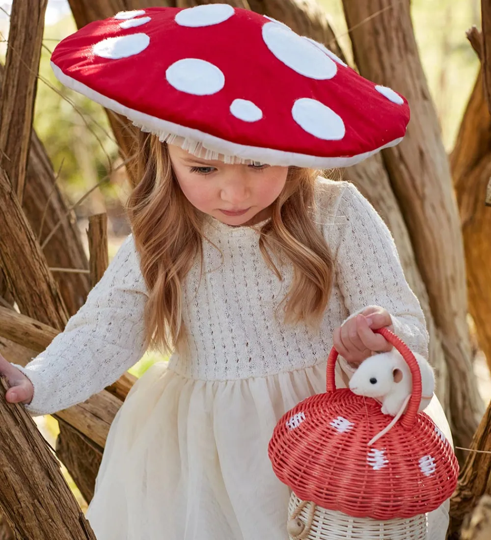 Meri Meri Udklædningstøj>Udklædning - Hat - Rød Fluesvamp