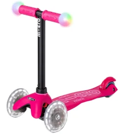 Micro Løbehjul>Løbehjul - Mini2grow Deluxe Magic LED - Pink