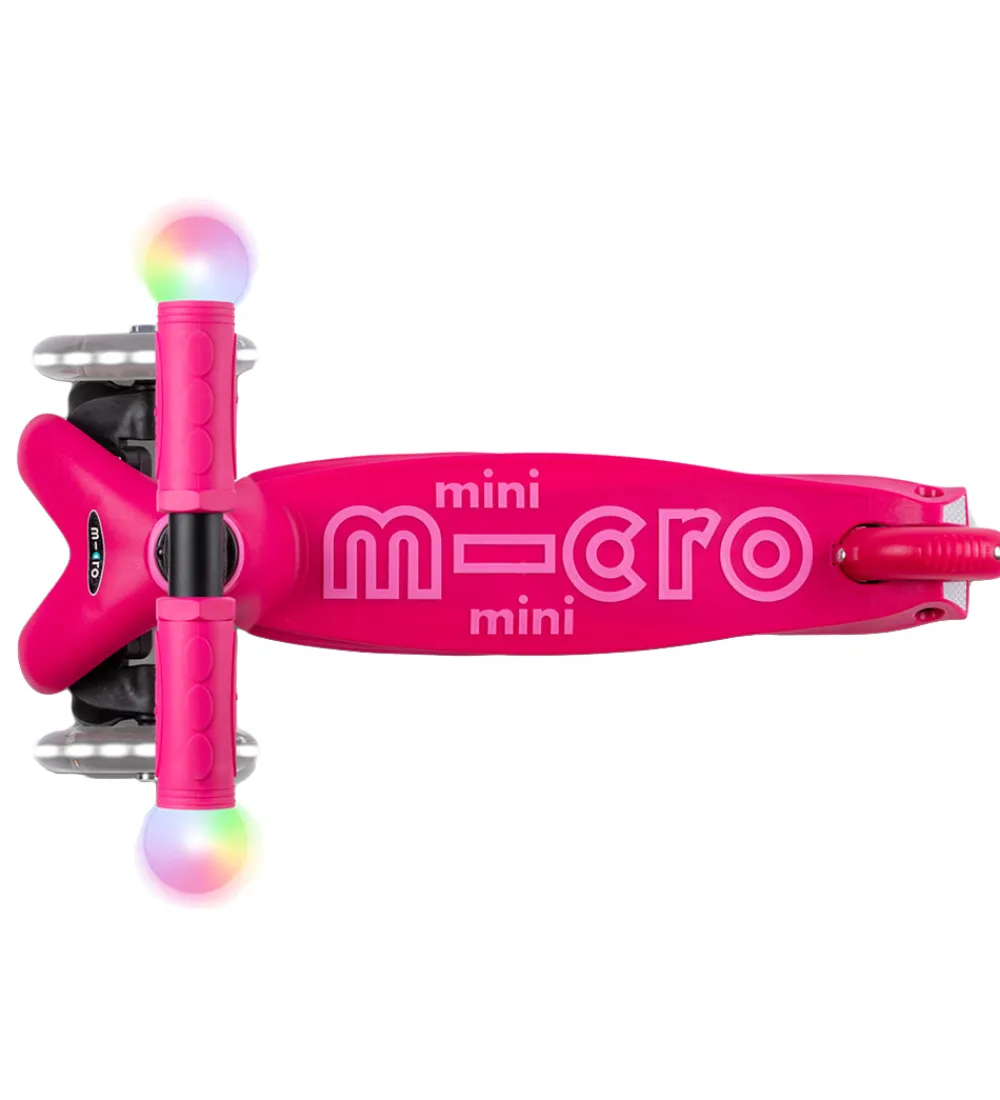 Micro Løbehjul>Løbehjul - Mini2grow Deluxe Magic LED - Pink