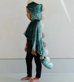 Mimi & Lula Udklædningstøj>Kappe m. Hætte - Venlig Dinosaur