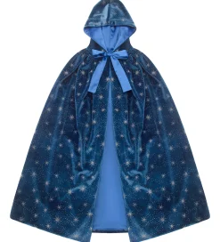 Mimi & Lula Udklædningstøj>Kappe m. Hætte - Blå Isdronning