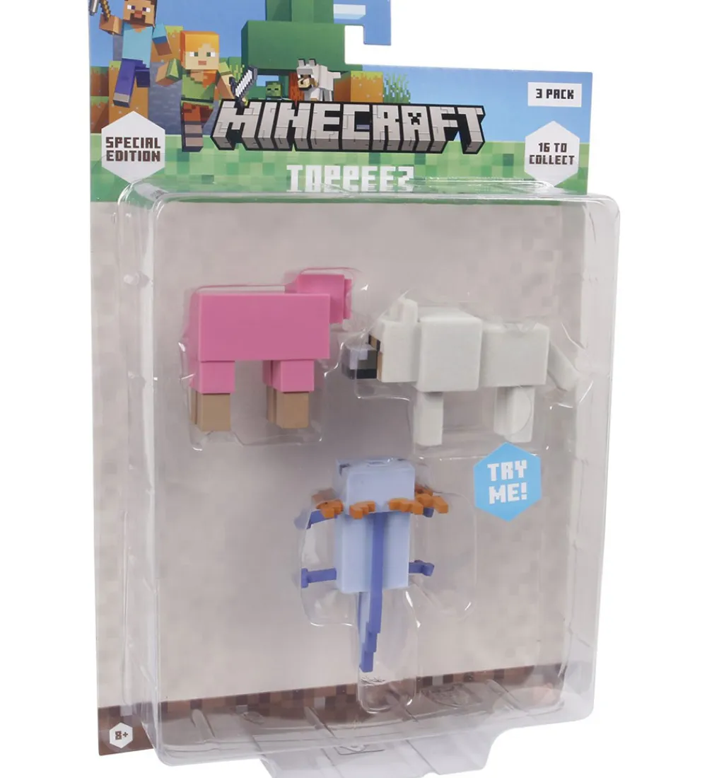 Minecraft Figurer>Legetøjsfigurer - 3D Special Edition - 3-pak