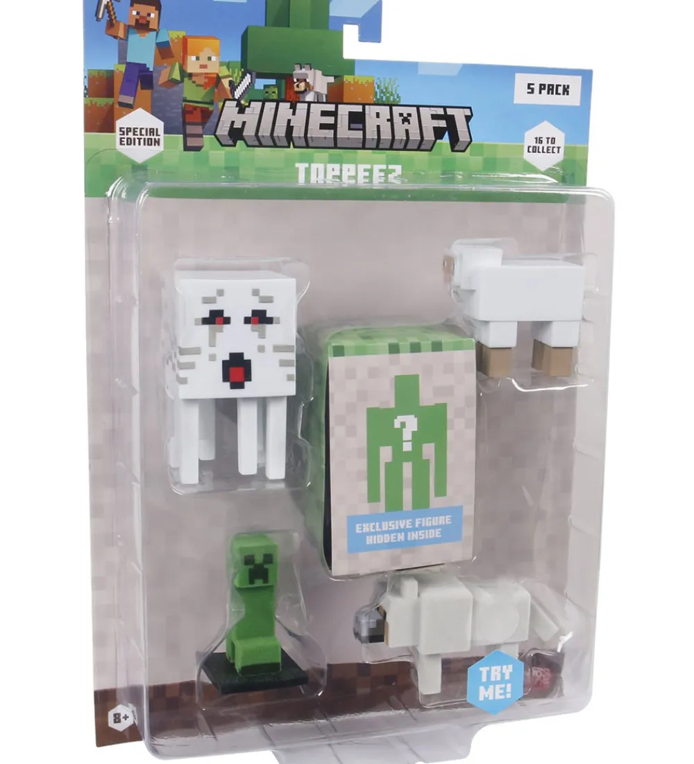 Minecraft Figurer>Legetøjsfigurer - 3D Special Edition - 5-pak