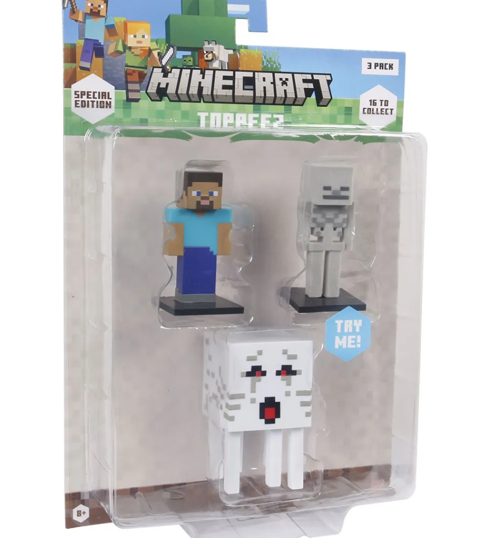 Minecraft Figurer>Legetøjsfigurer - 3D Special Edition - 3-pak