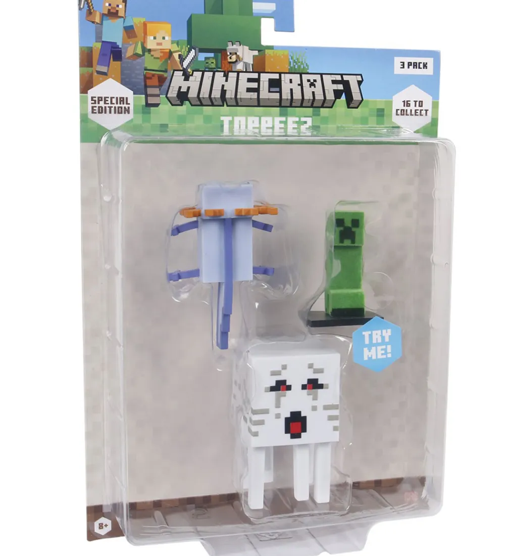 Minecraft Figurer>Legetøjsfigurer - 3D Special Edition - 3-pak