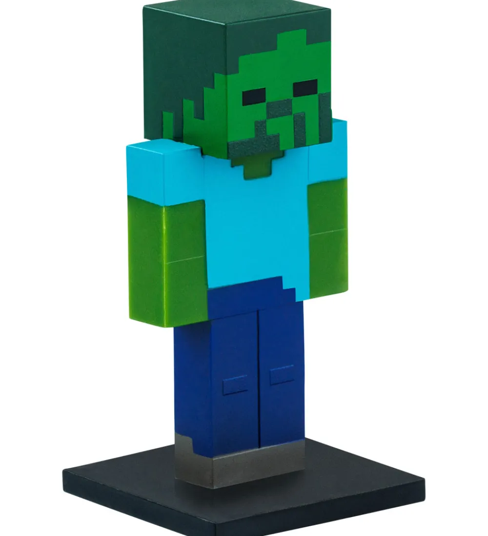 Minecraft Figurer>Legetøjsfigurer - 3D - 2-pak - Zombie/Skeleton