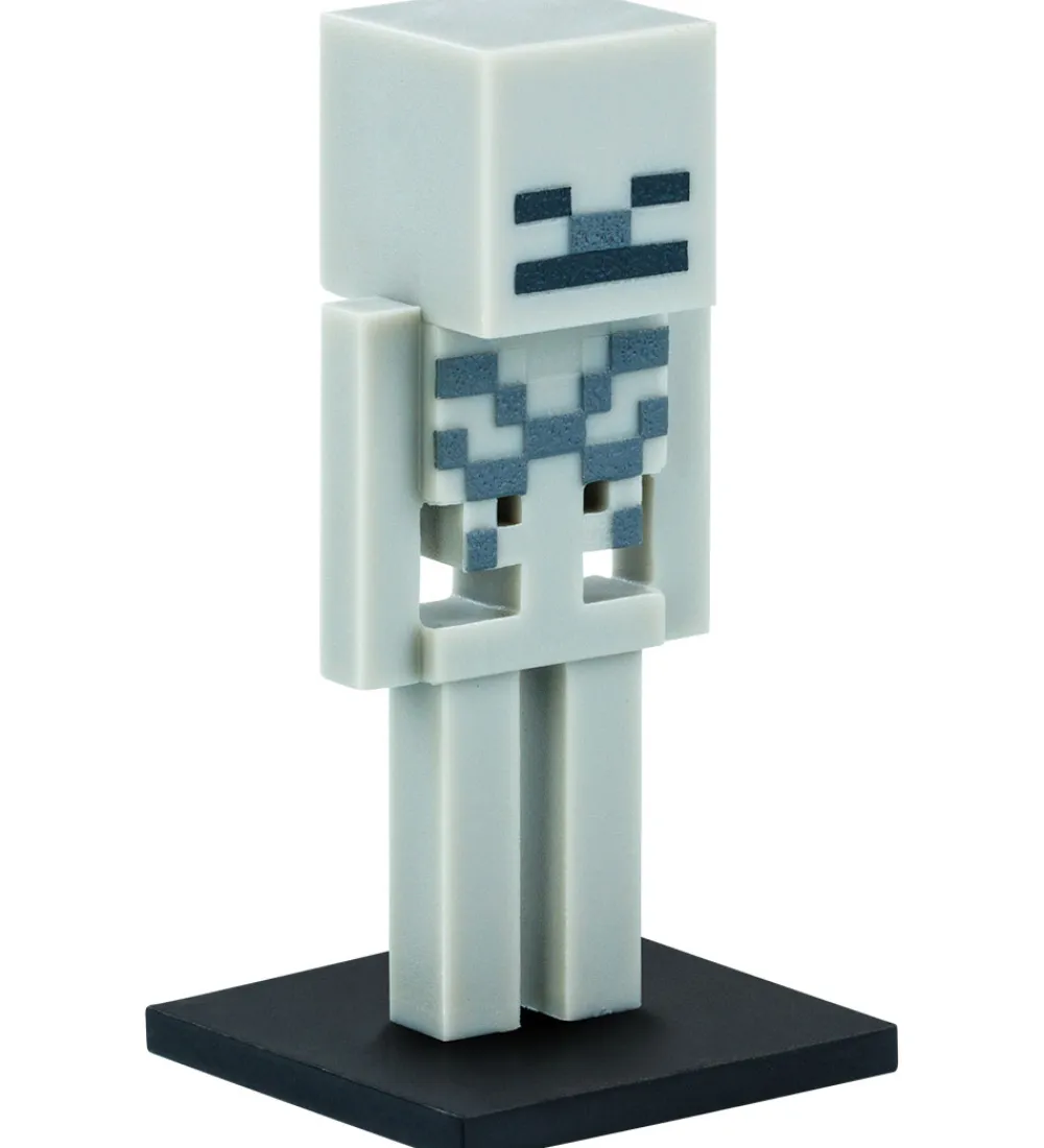 Minecraft Figurer>Legetøjsfigurer - 3D - 2-pak - Zombie/Skeleton