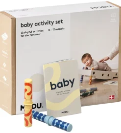 MODU Tumledyr|Motorisk Legetøj>Baby Motoriksæt - 10 Dele - 50x40x10 cm - Sand Grey/Honey Y