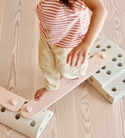 MODU Motorisk Legetøj|Babylegetøj>Balancebomme 2 stk. - 70x10x1,4 cm - Soft Rose