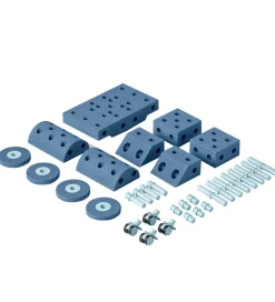 MODU Motorisk Legetøj|Tumledyr>Dreamer Sæt - 34 Dele - 70x40x20 cm - Deep Blue/Sky Blue