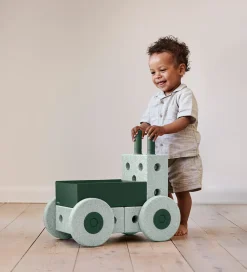 MODU Motorisk Legetøj|Gåvogne>Gåvogn - 3-i-1 - 48x27x44 cm - Ocean Mint/Forest Green