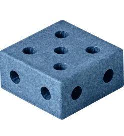 MODU Aktivitetslegetøj|Motorisk Legetøj>Klods Firkant - 20x20x10 cm - Deep Blue