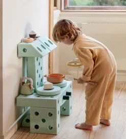 MODU Aktivitetslegetøj|Motorisk Legetøj>Klods Vinkel - 20x20x10 cm - Ocean Mint