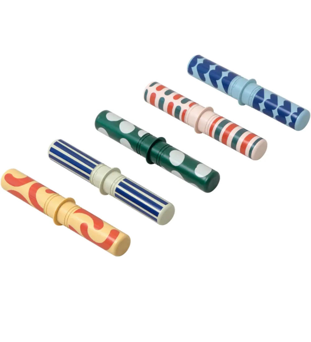 MODU Aktivitetslegetøj>Raslepinde - 5-pak - Mix