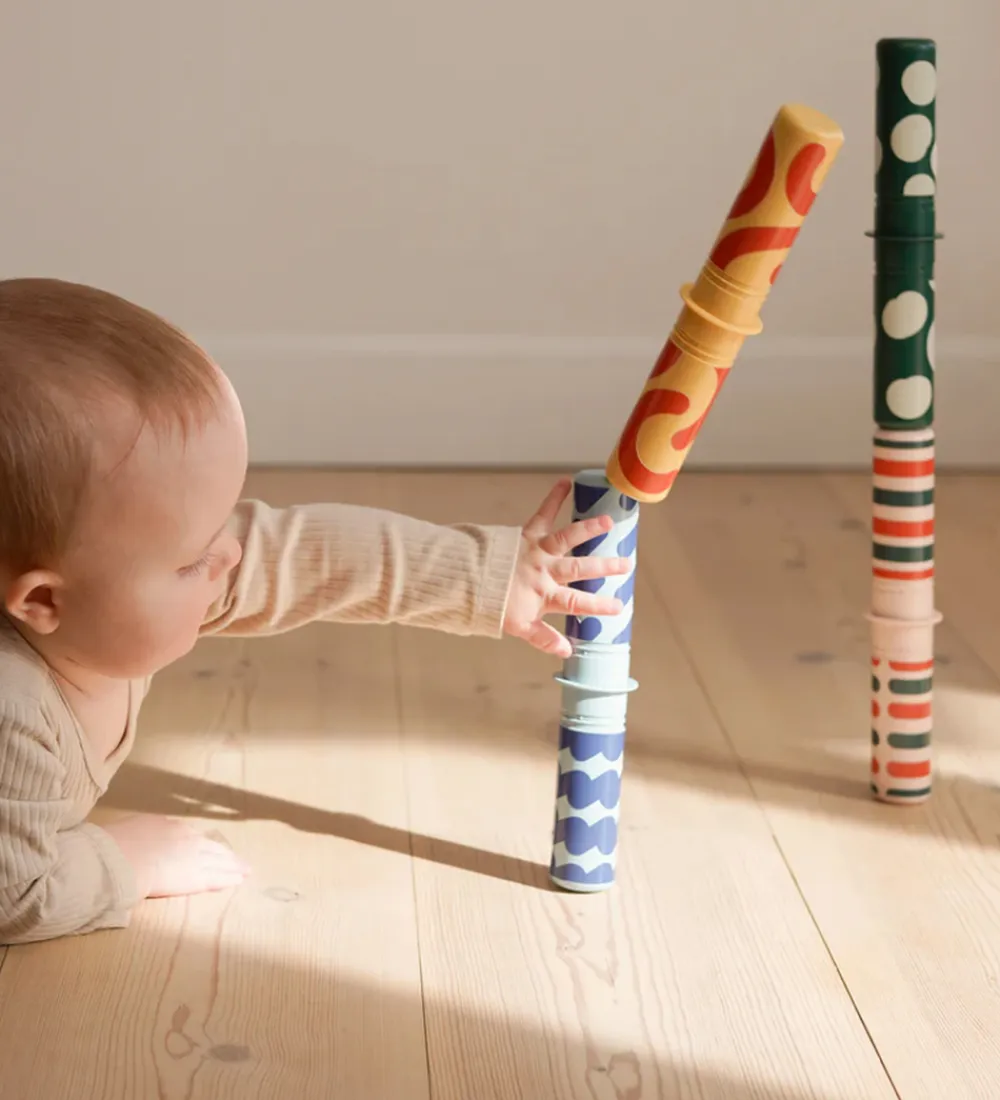 MODU Aktivitetslegetøj>Raslepinde - 5-pak - Mix