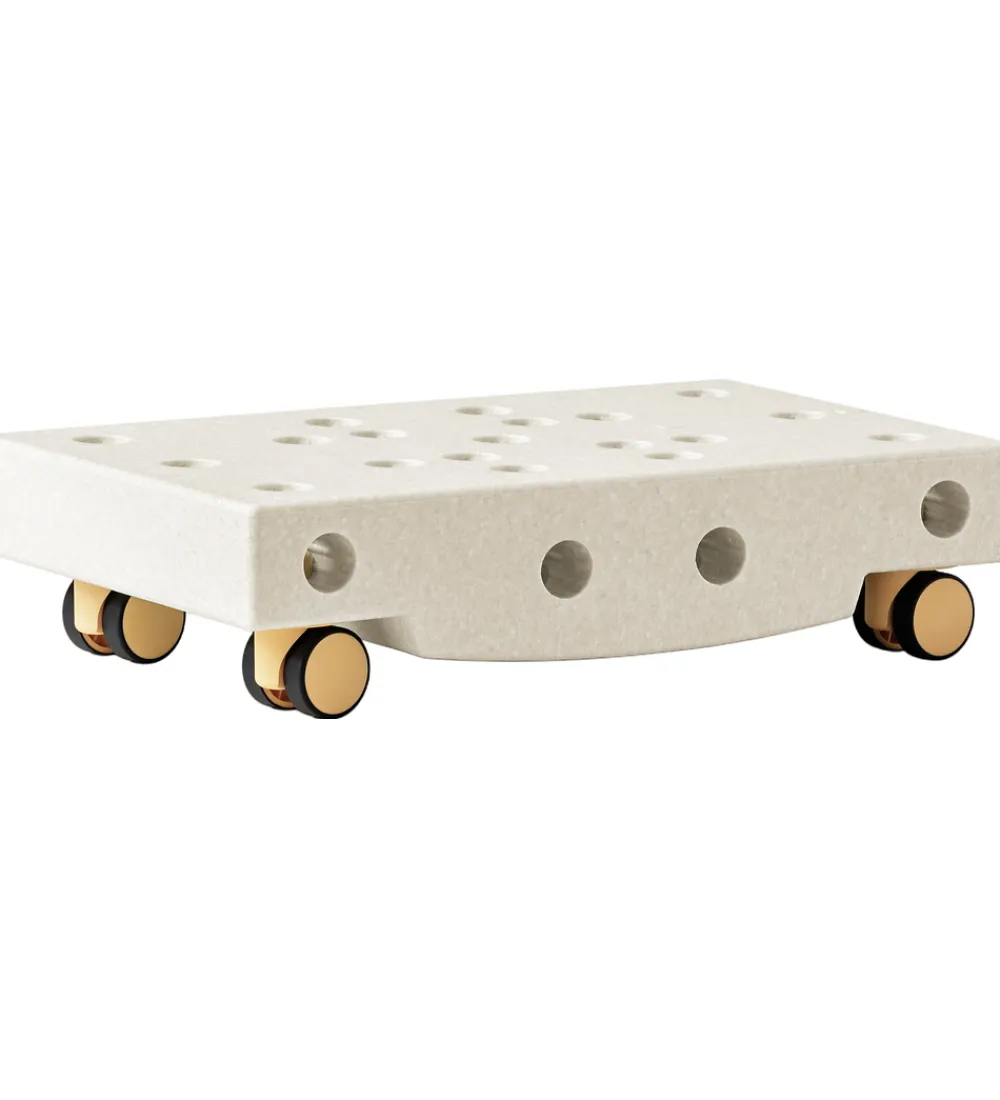 MODU Motorisk Legetøj|Babylegetøj>Rullebræt - 5 Dele - 50x30x12 cm - Sand Grey/Honey Yellow