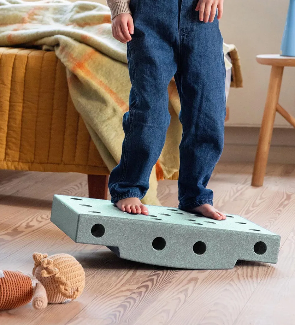 MODU Tumledyr|Motorisk Legetøj>Rullebræt - 5 Dele - 50x30x12 cm - Ocean Mint/Forest Green