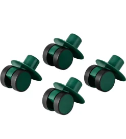 MODU Aktivitetslegetøj|Motorisk Legetøj>4x Swirly Wheels - 4-pak - Forest Green
