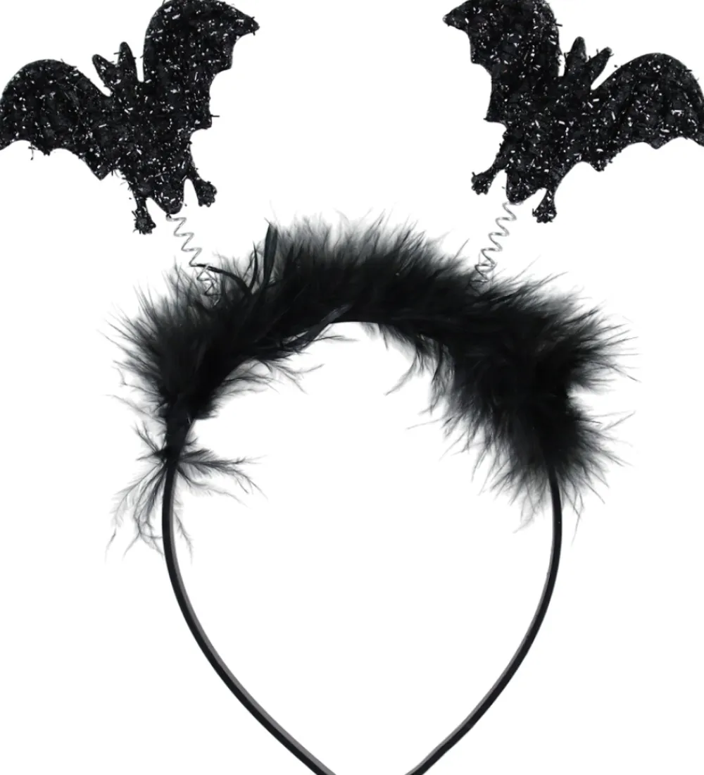 Molly & Rose Udklædningstøj|Halloween>Udklædning - Hårbøjle - Batman - Sort Glitter