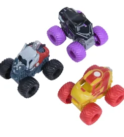 Monster Jam Biler, Tog Og Køretøjer>- 1:87 - Mini - Marvel - 3-pak