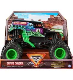 Monster Jam Biler, Tog Og Køretøjer>Collector Truck - 1:24 - Grave Digger - Sort/Grøn