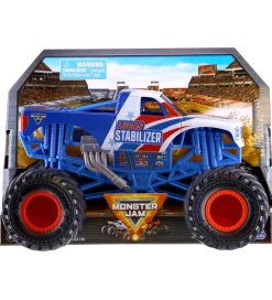 Monster Jam Biler, Tog Og Køretøjer>Collector Truck - 1:24 - Lucas Stabilizer - Blå/Hvid
