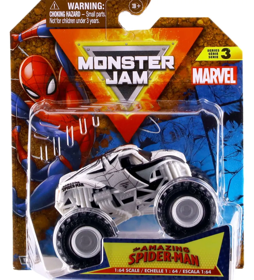 Monster Jam Biler, Tog Og Køretøjer>Truck - 1:64 - Marvel - Spider-Man