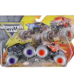 Monster Jam Biler, Tog Og Køretøjer>Truck - 1:64 - 2-pak - Son-Uva Digger vs ThunderROAR