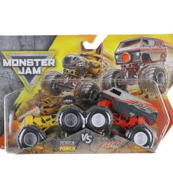 Monster Jam Biler, Tog Og Køretøjer>Truck - 1:64 - 2-pak - Horse Power vs Fastro Van