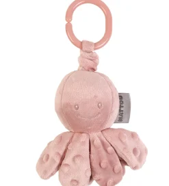 Nattou Aktivitetslegetøj>Aktivitetslegetøj - Blæksprutte - 14x9 cm - Dusty Pink