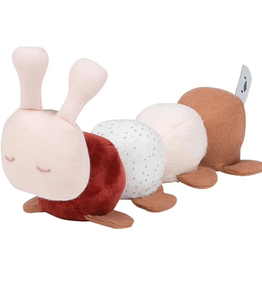 Nattou Aktivitetslegetøj>Aktivitetslegetøj - Larve - 25 cm - Rust