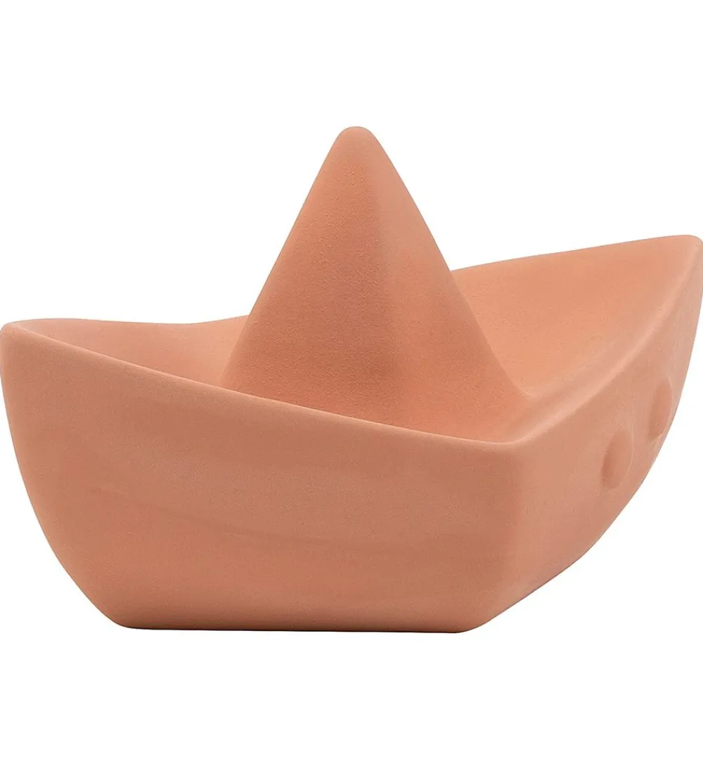 Nattou Badelegetøj>Badelegetøj - Båd - Naturgummi - Dusty Pink