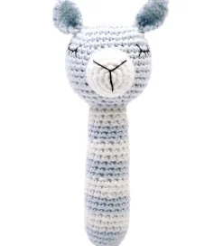 NatureZoo Gribelegetøj>Rangle - Lama - Lyseblå