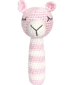 NatureZoo Gribelegetøj>Rangle - Lama - Pink