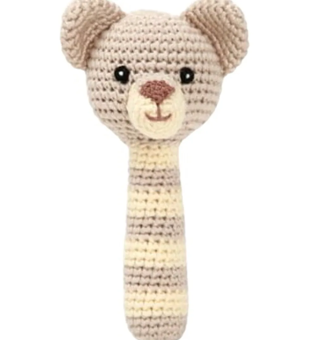 NatureZoo Gribelegetøj|Bamser>Rangle - Løveunge - Beige