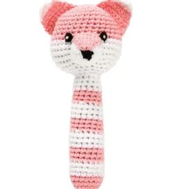 NatureZoo Gribelegetøj|Bamser>Rangle - Ræv - Fersken