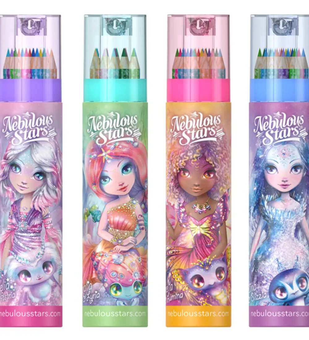 Nebulous Stars Tuscher Og Farver>Farveblyanter - Assorteret - 18 stk.