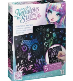 Nebulous Stars Kreativ Leg|Malebog>Tegnesæt - Scratch & Sketch