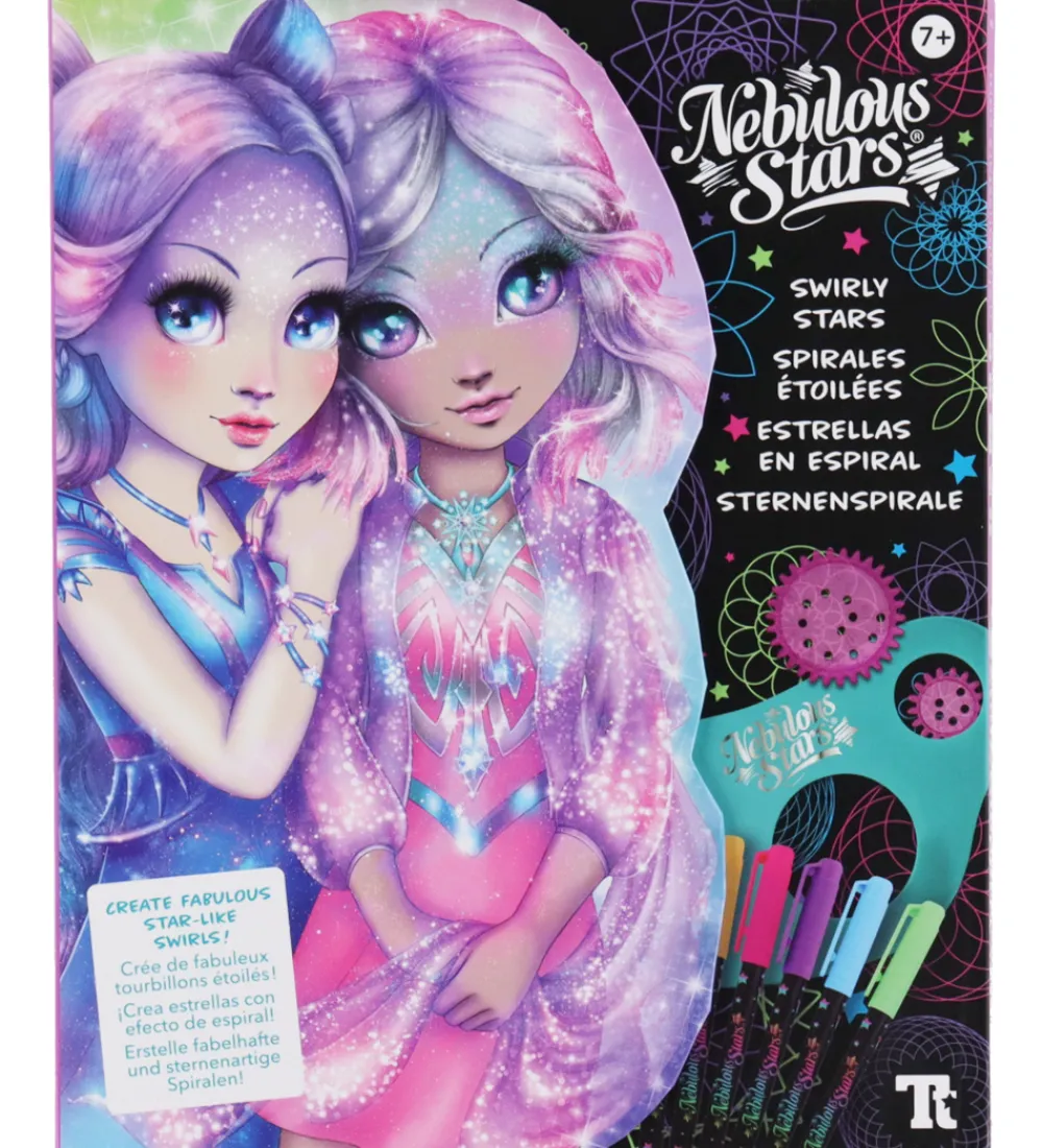 Nebulous Stars Kreativ Leg|Malebog>Tegnesæt - Swirly Star Book Set