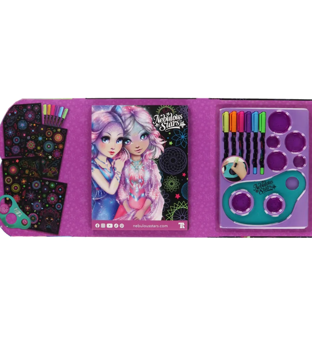 Nebulous Stars Kreativ Leg|Malebog>Tegnesæt - Swirly Star Book Set